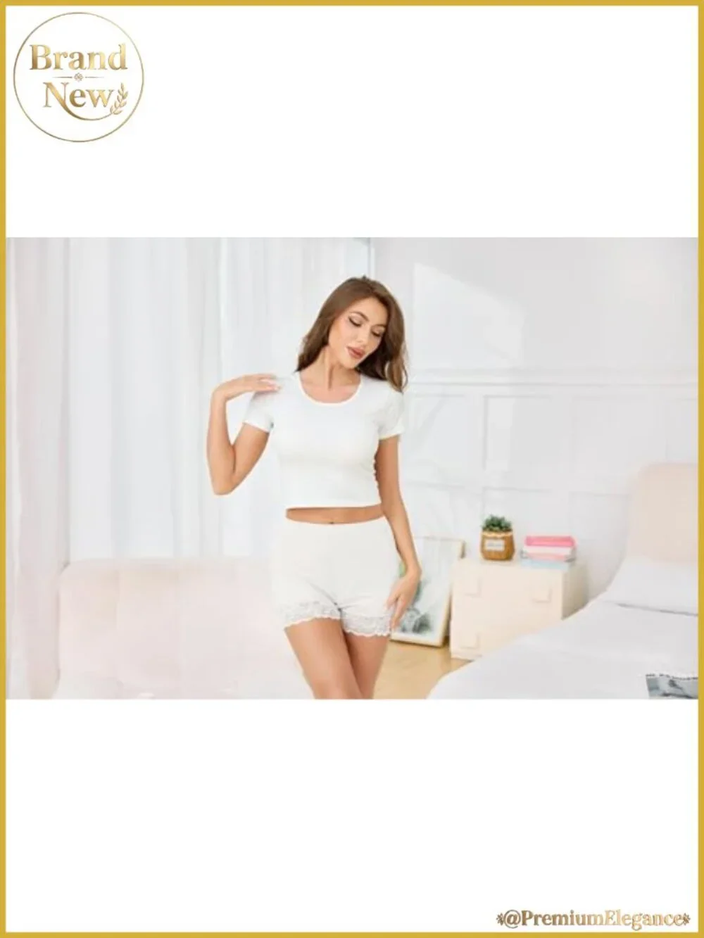 Women's Seamless Slip Shorts Boyshorts Anti-Chafing Lace Trim Cooling Underwear